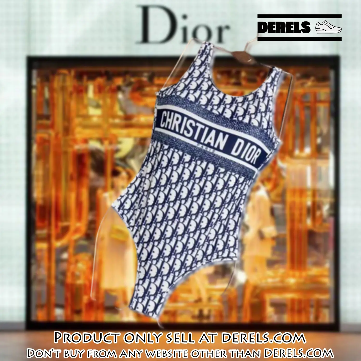 Christian dior swimwear beachwear one piece swimsuit osw1049 dr3416697